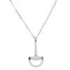 Maxi halsband europeiska vanliga smycken 925 sterling häst Snaffle lite enkel man kvinnor bar ganska girly charm273v