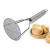 Stainless Steel Potato Masher Press Potato Masher Rice Puree Juicer Pusher Smooth Potatos Tool Fruit Vegetable Tools Q648
