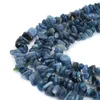 Grânulos 6-8mm Irregular Natural Azul Kyanite Chips Spacer Jóias Design Strand 34"