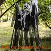 2st Halloween Hanging Ghost Skeleton Decoration Horror 30 Inch Skull Ornament Terror Atmosphere Props for Home Bar Party Festival Room Haunted House Decor