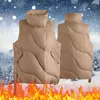 Women's Trench Coats 2023 Winter Autumn Fashion Cotton Padded Outerwear Vest Down Coat Sleeveless Women Loose Plus Size Puffer Jacket Female