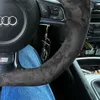 Stuurwielhoezen Antislip Zwart Suede DIY Auto Stuurhoes Gevlochten Voor Audi TT TTS (8J) 2006-2014 A3 S3 (8P) Sportback R8 Auto-accessoires Q231016