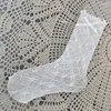 Women Socks Summer Womens Calf Thin Lace Trims Bowknot Straight Stockings