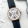 2023 orologi da uomo di lusso Orologio meccanico automatico a tre punti cinturino in pelle di alta qualità europea di alta qualità Orologio AAA Montre De Luxe regalo