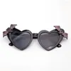 Lunettes de soleil drôles personnalisées polyvalentes, accessoires de Costume de Cosplay de fête d'halloween, lunettes de chauve-souris gothiques uniques et effrayantes à la mode