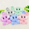 Bijtringen Speelgoed 5/10 stuks Baby Olifant Siliconen Bijtring Tandjes Kauwspeeltje Baby Bijtring Kralen Food Grade DIY Ketting Verpleging Tool Hanger 231016