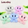 Bijtringen Speelgoed 5/10 stuks Baby Olifant Siliconen Bijtring Tandjes Kauwspeeltje Baby Bijtring Kralen Food Grade DIY Ketting Verpleging Tool Hanger 231016