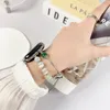 حزام مراقبة الأحجار الكريمة اللامعة لفرقة Apple Watch 42 مم 45 مم 38 مم 40 مم 38 مم 44 مم 41 مم 49 مم ساعة سوار سوار فتاة لطيف