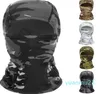 Kamuflaż Balaclava Full Face Mask for Wargame Cycling Hunting Army Rower Helmet Liner Tactical Cap Scarf