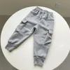 brand designer pants for girl boy Simple solid color design kids sweat pants Size 100-150 CM Embroidered logo decoration baby trousers Oct05