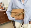 Damen Tasche Kette Handtasche Mode einfache Schulter Stickerei Thread Messenger Bags