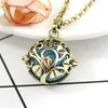 Pendant Necklaces 1PC Antique Vintage Diffuser Locket Necklace Openable Box Personal