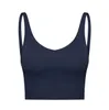 Yoga BH align tank Damessportbeha Klassiek Populair Fitness Boterzachte tank Gym Crop Yogavest Schoonheidsrug Schokbestendig met verwijderbaar borstkussen groothandel