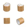 Storage Bottles Jars 20/410 24/410 28/410 Bamboo Disc Cap Eco Natural Wooden Lid Cosmetic Lotion Shampoo Shower Gel Top Drop Deliv Dhfux