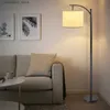 Floor Lamps Depuley Nordic Vertical Gold USB Charging Floor Lamp Pole Floor Light Drum Shade Simple Luminaire for Bedroom Living Room Office Q231016