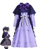 Cosplay Anime Love Chunibyo autres délires Takanashi Rikka Costume de Cosplay perruque robe violette Halloween carnaval fête jeu de rôle Costume