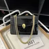 Head Chain Bag 2023 New niche design High quality shoulder Crossbody Silver small square bag