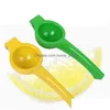 أدوات الخضار الفاكهة Konco Metal Lemon Lime Squeezer Stainless Steel Manual Citrus Press Juicer Hand Juicier Fresh Tool Kitchen D Dhoql