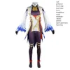 Cosplay Anime Gioco Genshin Impact Ganyu Gan Yu Costume Cosplay Parrucca Horn Liyue Tuta da donna sexy Vestito da festa di carnevale di Halloween