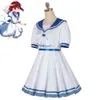 Cosplay anime arima kana oshi no ko deras idol s barn cosplay dräkt peruk hat klänning skola sjöman jk enhetlig hallowen rollspel