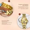 Montres-bracelets JSDUN Montre automatique pour femme Luxe Business Femmes Phase de lune Squelette mécanique pour dames Véritable montre-bracelet