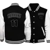 Men's Jackets American retro baseball uniform men's top printed loose fitting fashion baseball uniform casual new top comics men's jacket x1016