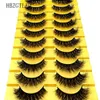 Cílios postiços 38 estilos 10 pares naturais longos 3D vison cílios postiços kit de maquiagem cílios postiços Mink Lashes extensão cílios cílios curtos 231016