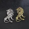 i-Remiel Antique Animal Lion Brooch Pin Men's Suit Shirt Collar Accessories Lapel Badge Pins and Brooches Wedding Dress1267B