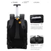 Walizki Mężczyźni Travel Trolley Backpack Rolling Bagaż z kółkami Business Cabin