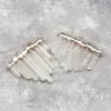 Pendentif Colliers 10pcs en gros cuivre étain cristal clair bijoux faits à la main soudés forme libre PM27374