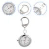 Taschenuhren Uhr Mädchen Herren Digital Vintage Clip-on Edelstahl Nachtleuchtende Miss