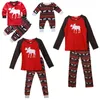 Family Matching Outfits Family Christmas Pajamas Set Warm Adult Kids Girls Boy Mommy Sleepwear Mother Daughter Clothes Dropship Matching Family Outfits 231016