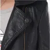 レディースレザーフェイクレザースプリングと秋の女性革のジャケットレディースショートファッションスリムピンクスモールコートオートバイレザージャケットS-4XL 231016
