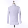 High Quality One Button White Paisley Groom Tuxedos Shawl Lapel Groomsmen Mens Suits Blazers Jacket Pants Tie W715 2010122909