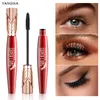 Yanqina Crown Mascara Wodoodporne wydłużanie gęstego curlingu tusz do rzęs bez zanikającego 24 godziny trwającego kremu nawilżającego 4D kosmetyki