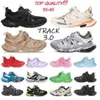 Дизайнерская обувь Track 3.0 Кроссовки женские мужские 555 кроссовки Paris Triple White Black Pink Grey Спортивные кроссовки на платформе 35-45 060