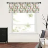 Vorhang Bauernhof Tiere Fliesen Blumen weiß Schlafzimmer Voile kurze Fenster Chiffon Vorhänge für Küche Home Decor kleine Tüll Vorhänge