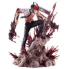 Jouets à doigts 29 cm tronçonneuse homme Denji Figure d'anime Denji/figurine d'action de puissance 1560 tronçonneuse homme Denji Figurine adulte modèle de collection poupée jouet