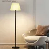 Vloerlampen Warm en eenvoudig Afstandsbediening Dimmen Led-vloerlamp Woonkamer Studeer Staande lampen Stof Slaapkamer Bedverlichting Woondecoratie Q231016