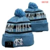 Casquettes pour hommes NCAA Chapeaux Toutes les 32 équipes tricotées Pom Pom North Carolina Tar Heels Bonnets Rayés Sideline Laine Chaud USA College Sport Bonnet en tricot Bonnet de hockey pour femmes a0