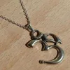 Hanger Kettingen Vredesteken Karma Boeddha Hamsahand Yin Yang Ketting Steampunk Bohemen Ketting Choker Voor Vrouwen Sieraden HipHop Gift Bijoux