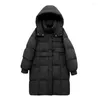 Casacos de trincheira femininos casual doce manga longa único breasted parkas moda quente sólido casaco 2023 outono inverno oversized outerwear jaqueta