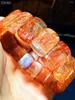 Strand Natural Orange Strawberry Quartz Sunstone Bracelet Bangle Arusha 15.7x10.3x4.7mm Clear Rectangle Beads Crystal Women Men 6A