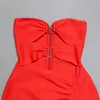 Seksi kapalı omuz beyaz kırmızı kesikler ince kalem gövde elbisesi kadın bayan gece kulübü elbise kıyafetleri paris gösterisi elbiseler zf3518