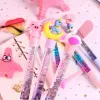 wholesale Cartoon Unicorn Quicksand Black Ink 0.5mm Gel Pens Stardrone Students Gel-Pen Writing Supplies Office & School