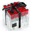 Vassoio per espositore per rose in acrilico trasparente superiore, vassoio per rose, regalo, organizzatore di compleanno, fiori freschi, custodia per stirage, scatola di imballaggio304a