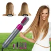 5 in 1 professionelles Haartrockner Pinsel Automatisch Curling Iron Hair Glätterer Kammshaarstyling -Werkzeuge Föhntrockner Home1374033