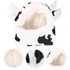 Kat kostuums 1PC pluche huisdier cosplay hoed mooie koe vormige hond kostuumbenodigdheden