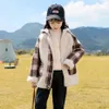 Jacken Mädchen Lange Jacke Oberbekleidung Plaid Muster Mädchen Mäntel Kinder Casual Stil Kinder Frühling Herbst Kleidung 231016