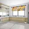 Tenda cane animale domestico lingua marrone cartone animato breve finestra trasparente tende di tulle per cucina camera da letto decorazioni per la casa piccole tende in voile
